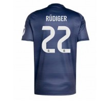 Real Madrid Antonio Rudiger #22 Koszulka Wyjazdowa 2025-26 Krótki Rękaw